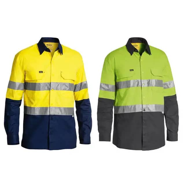 Long sleeved 2 Tone Reflective Shirt