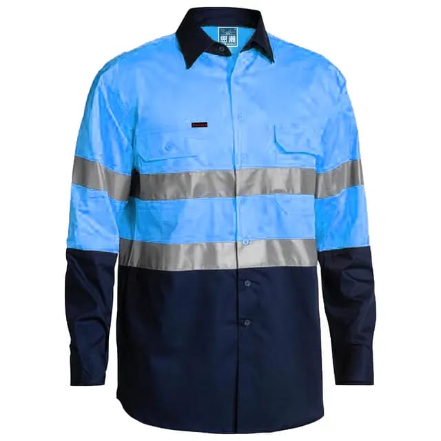 Long sleeved 2 Tone Reflective Shirt
